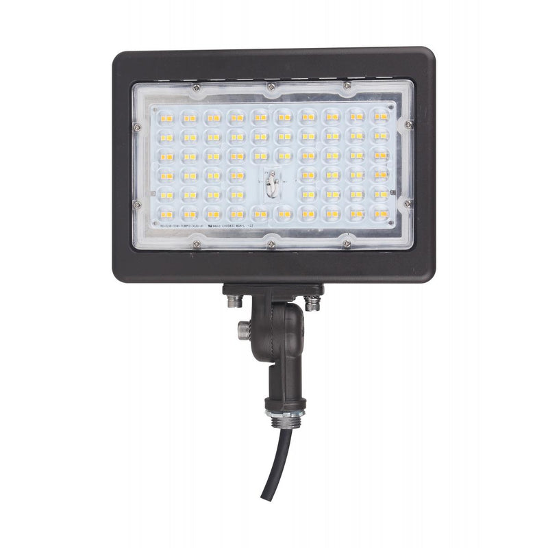 Satco 70 Watt 120-277 Volt LED Large Flood Light 4000K Cool White Bronze 