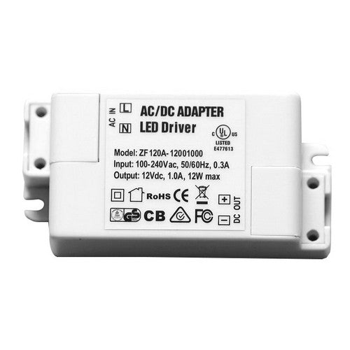 Morris Products 10 Watt LED 12V Linkable Magnetic Base Under Cabinet Hard Wire Power Supply   
