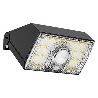 Morris Products 10 Watt LED Solar Flood Light Fixture 4000K 4000K Cool White Black 