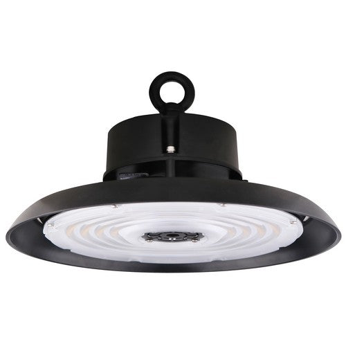 Morris Products 150 Watt 120-277V LED UFO High Bay Light Black Finish Specification Grade 4000K Cool White Black 