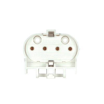 Satco 2G11 4-Pin Shunted Horizontal Base Socket   