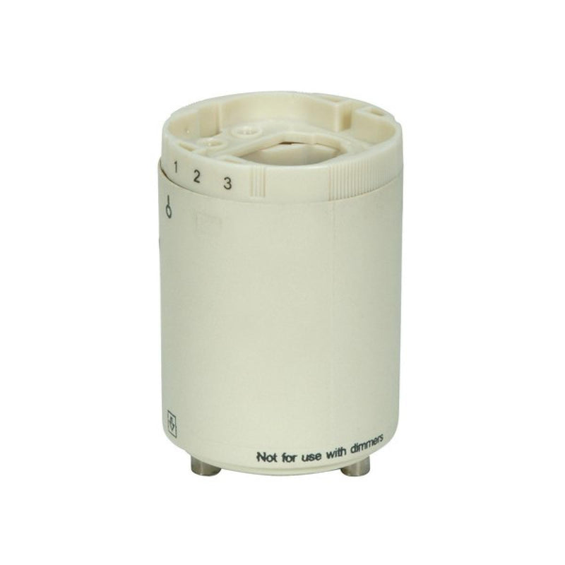 Satco 13 Watt GU24 to 4 Pin PL Smooth Phenolic 277V 0.15A Self-Ballasted Socket Adapter   