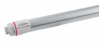 Keystone Technologies 8 Foot 54 Watt R17d 120 Degree Double Ended Ballast ByPass LED T8 Tube 5000K Daylight  