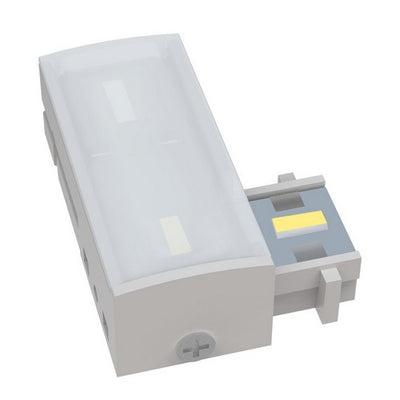 Morris Products 90 Degree Right LED 12V Linkable Magnetic Base Under Cabinet Connector 3000K Warm White  