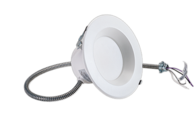 Keystone Technologies 8 Inch 17/23/29W Integrated Driver 80CRI LED Selectable Downlight 2700/3500/5000K Selectable  