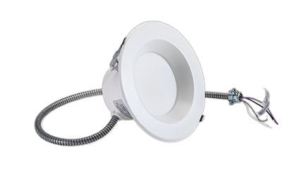 Keystone Technologies 6 Inch 9/13/19W Integrated Driver 90CRI LED Selectable Downlight 3000/3500/4000K Selectable  