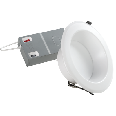 Keystone Technologies 4 Inch 9 Watt Recessed LED Remote Driver Downlight 2700/3000/3500/4000/5000K Selectable  