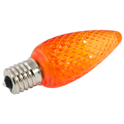 American Lighting Five LED C9 Bulbs Only - For Use with American Lighting Seasonal Light String Orange  