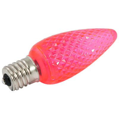 American Lighting Five LED C9 Bulbs Only - For Use with American Lighting Seasonal Light String Pink  