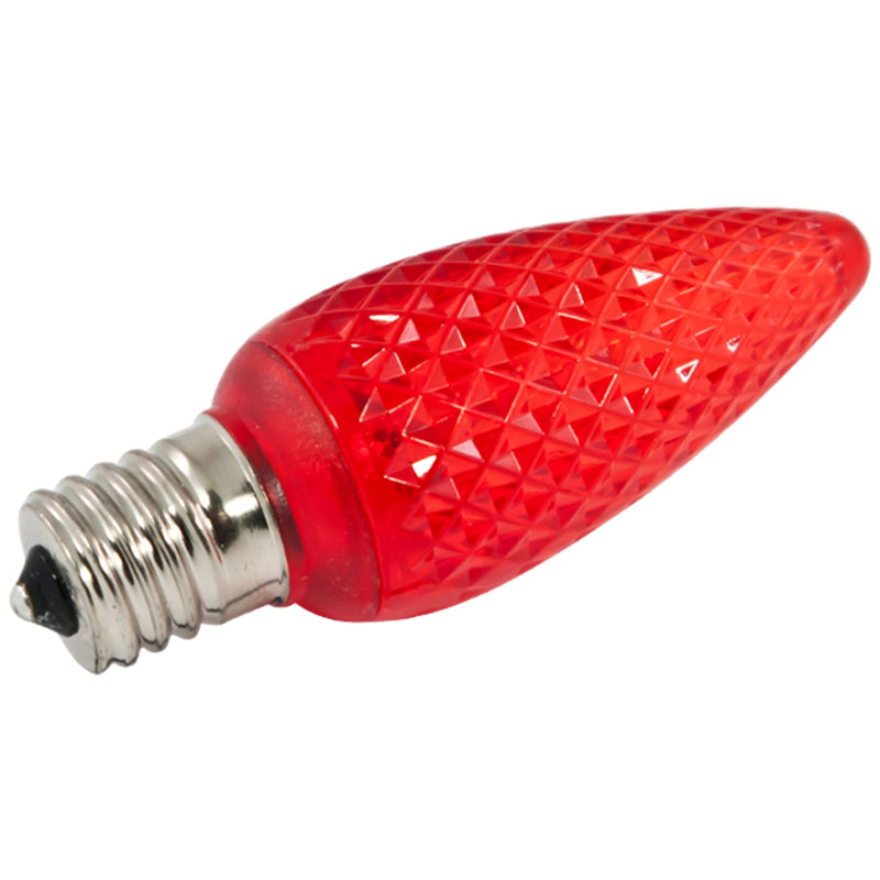 American Lighting Five LED C9 Bulbs Only - For Use with American Lighting Seasonal Light String Red  