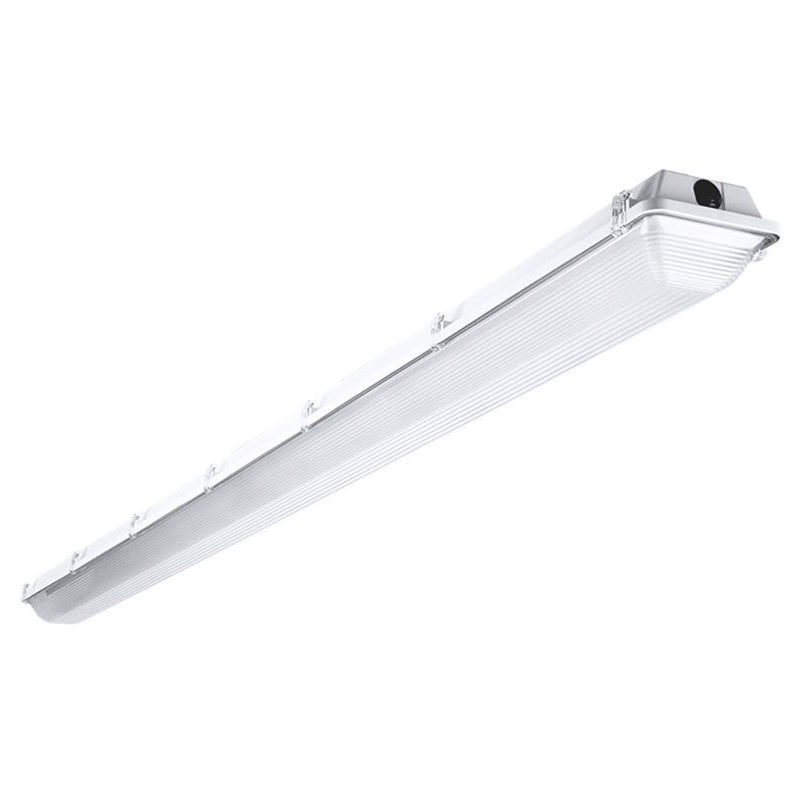 Atlas Lighting 8 Foot 94 Watt Industrial Wash Down Wet Location LED Fixture Made in USA 120-277V 4500K 4500K Cool White  