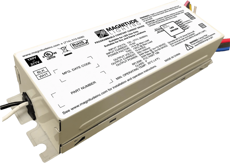 Magnitude Lighting CFLEX-54W-1400-C-SL 54 Watt LED 250-1400mA Programmable Constant Current Driver   