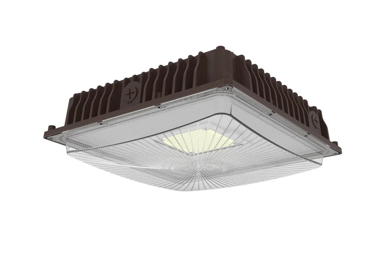 Halco Lighting Technologies 40 Watt ProLED 120-347V Selectable Slim Canopy 3000/4000/5000K Selectable Bronze 