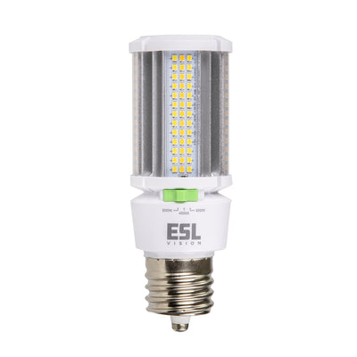 ESL Lighting 9/12/18 Watt LED Selectable EX39 HID Replacement Lamp 3000/4000/5000K Selectable  