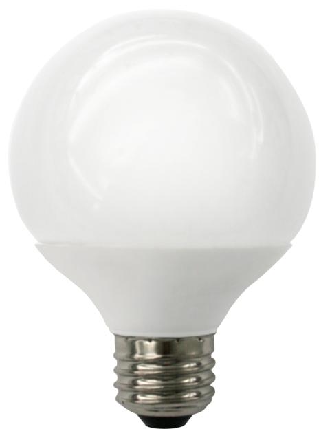 TCP 4 Watt 120V Dimmable Frosted LED G25 Globe Light 2700K 2700K Warm White  