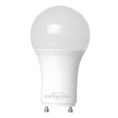 Keystone Technologies 10 Watt Essential Series LED General Purpose A19 Light Bulb Dimmable GU24 120V 2700K Warm White  