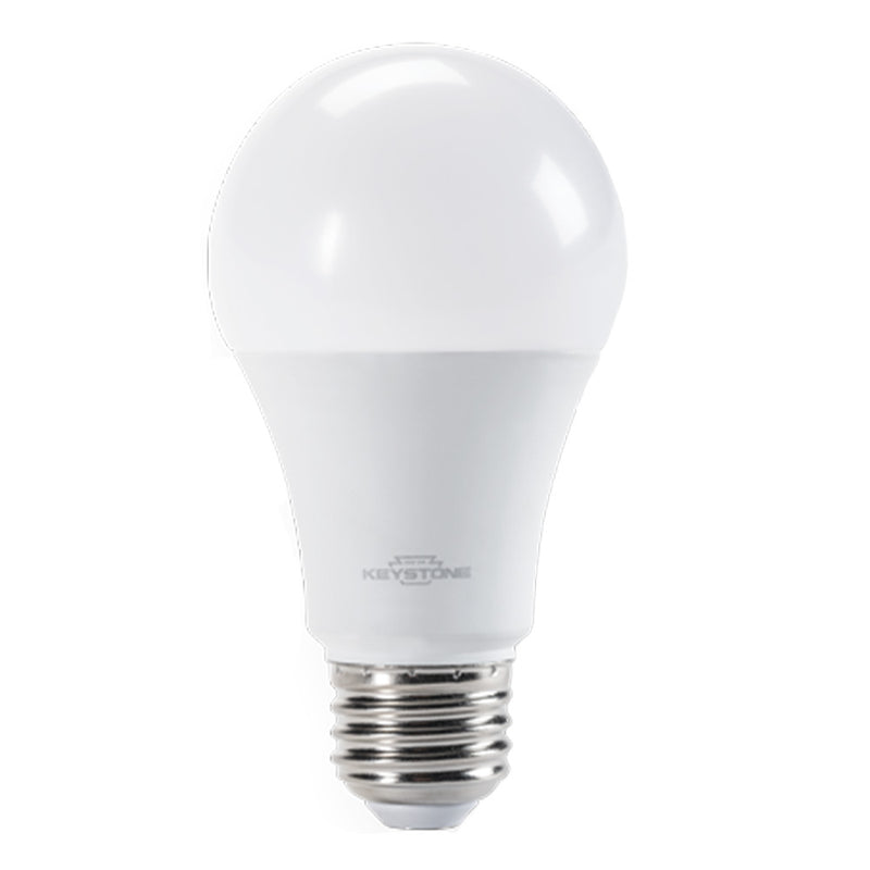 Keystone Technologies 10 Watt Essential Series LED General Purpose A19 Light Bulb Dimmable 80 CRI 120V 2700K Warm White  