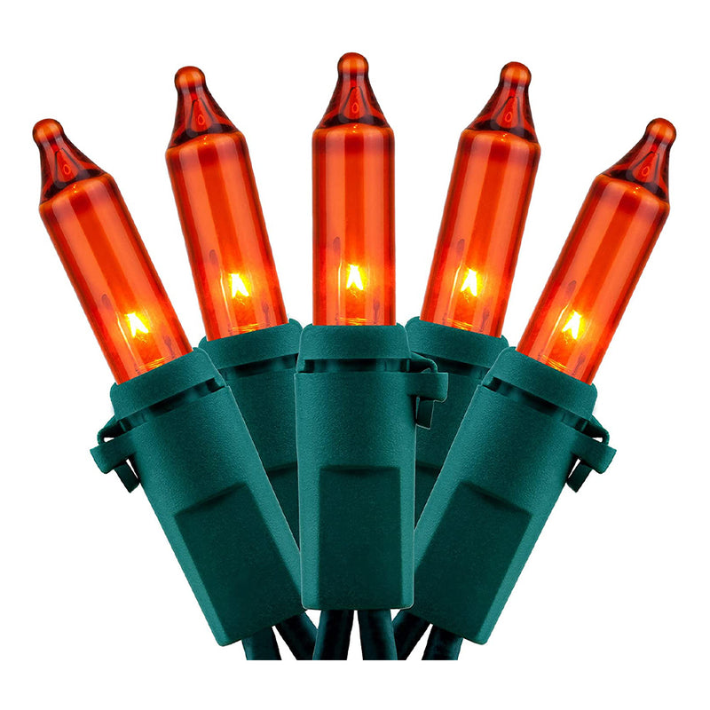 GKI/Bethlehem Lighting Orange LED M5 Mini Holiday Lights Orange  