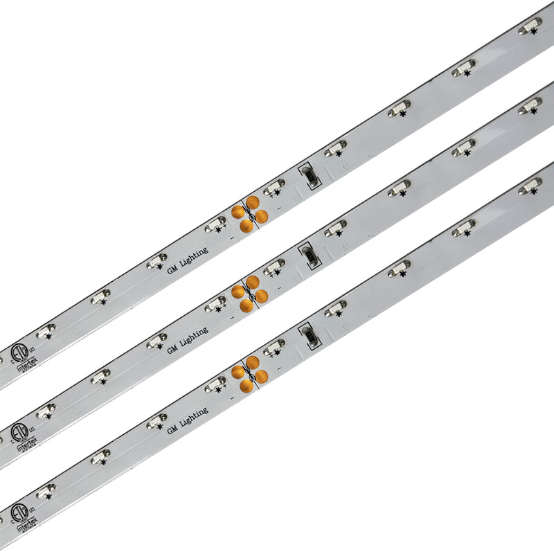GM Lighting 2 Watt 12VDC 16 Foot or 5 Meters LTR-S Specification Series Side View LED Tape Light 80 CRI 2700K Warm White 16 Foot 