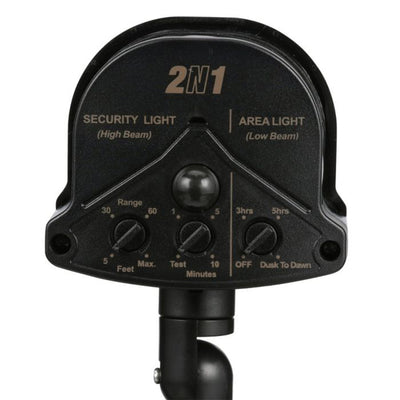 Good Earth Lighting 34 Watt Three Head LED Security Light with Motion Sensor   