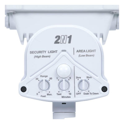 Good Earth Lighting 34 Watt Three Head LED Security Light with Motion Sensor   