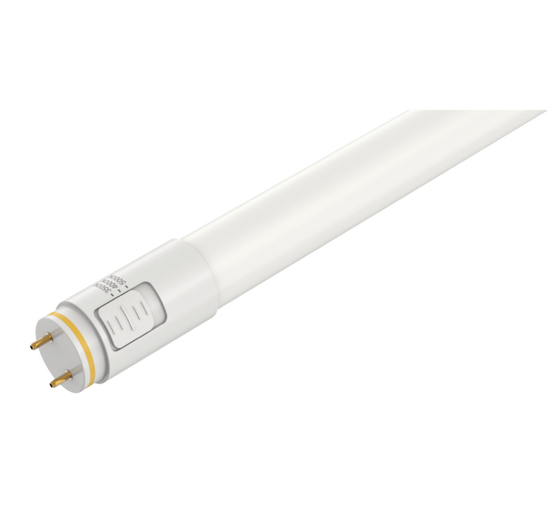 Halco Lighting Technologies 2 Foot 8 Watt LED Hybrid Type A/B T8 Tube Light 3500/4000/5000K Selectable  