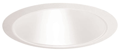 Juno 27 WWH 6 Inch Tapered White Cone White Trim White  