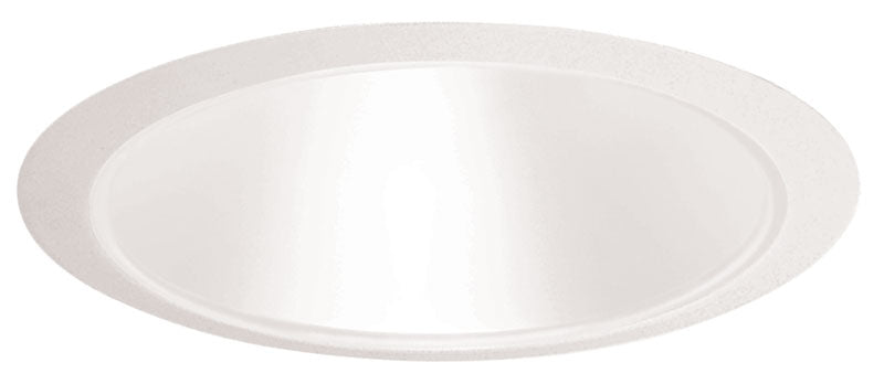 Juno 27 WWH 6 Inch Tapered White Cone White Trim White  