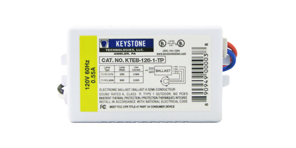 Keystone Technologies KTEB-126-1-TP 120 Volt Compact Fluorescent Ballast   