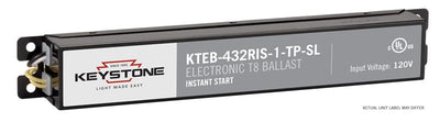Keystone Technologies KTEB-432RIS-1-TP-SL 120 Volt T8 Electronic Ballast   