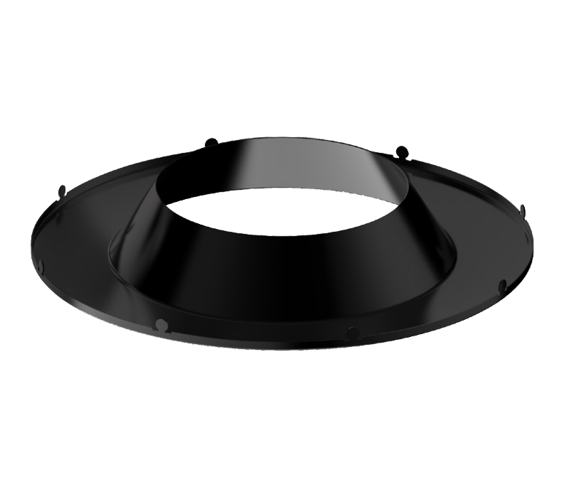 Keystone Technologies 4 Inch Recessed LED Remote Driver Downlight Trim Black  