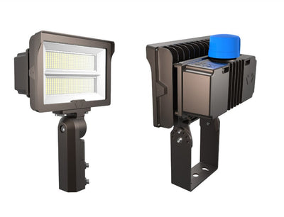 Keystone Technologies 210/290 Watt LED 120-277V High Power Flood Light 3000/4000/5000K Selectable Bronze 