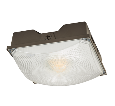 Keystone Technologies 15/20/25 Watt Power and Color Selectable LED Canopy Light Fixture 3000/4000/5000K Selectable  