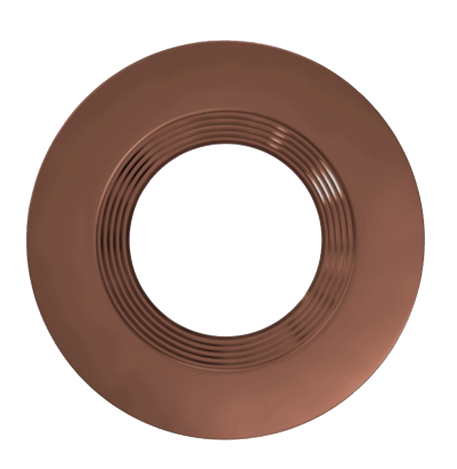 Keystone Technologies 4 Inch Residential Can Retrofit LED Baffled Downlight Trim Bronze  