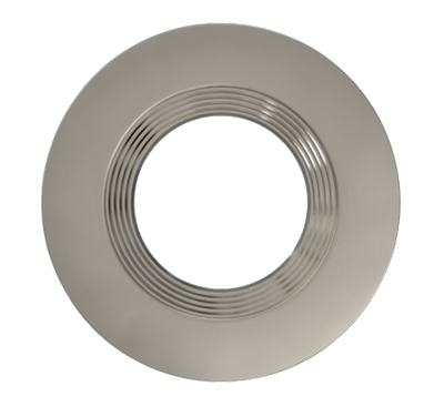 Keystone Technologies 4 Inch Residential Can Retrofit LED Baffled Downlight Trim Nickel  