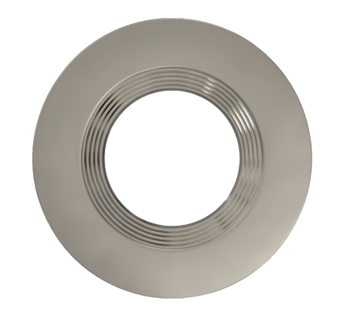 Keystone Technologies 4 Inch Residential Can Retrofit LED Baffled Downlight Trim Nickel  