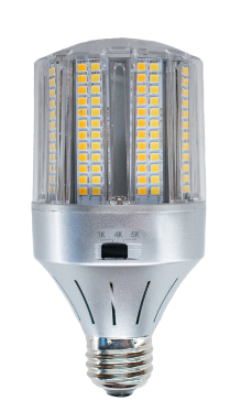Light Efficient Design 14 Watt Color Selectable LED Bollard Retrofit with E26 Medium Base 120-277V 3000/4000/5000K Selectable  