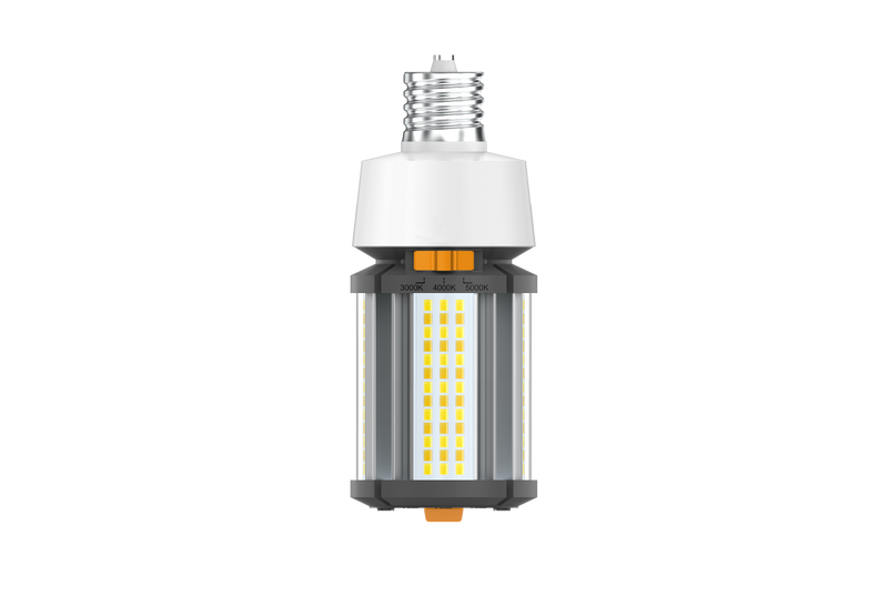 EiKO 9/12/18 Watt LED Wattage and Color Selectable HID Corn Cob EX39 Base 3000/4000/5000K Selectable  