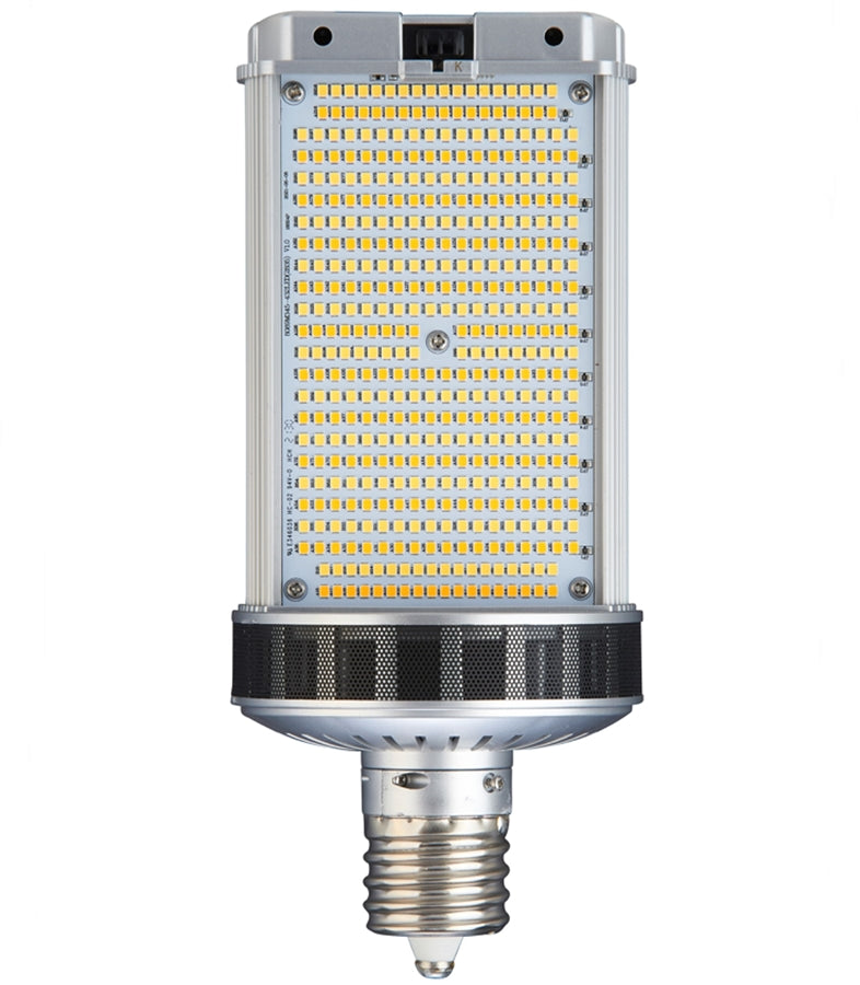 Light Efficient Design 80 Watt EX39 Mogul Base HID Shoebox Wall Pack Retrofit CCT Selectable 30/40/50K Selectable  
