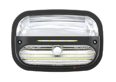 Light Efficient Design 20 Watt Solera Solar LED Mini Wall Pack Light Fixture 4000K 4000K Cool White  