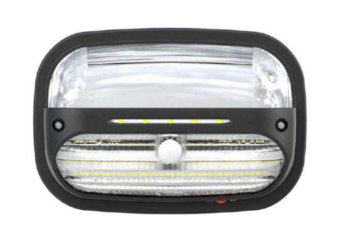 Light Efficient Design 20 Watt Solera Solar LED Mini Wall Pack Light Fixture 4000K 4000K Cool White  