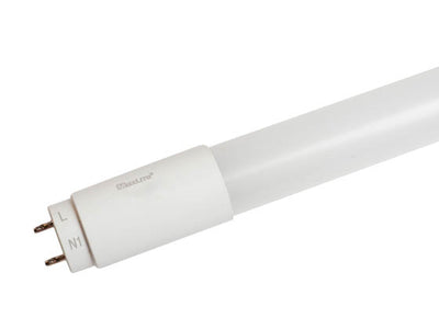 MaxLite 2 Foot Dual Mode Hybrid LED Type A/B T8 Tube Light 3500K Bright White  