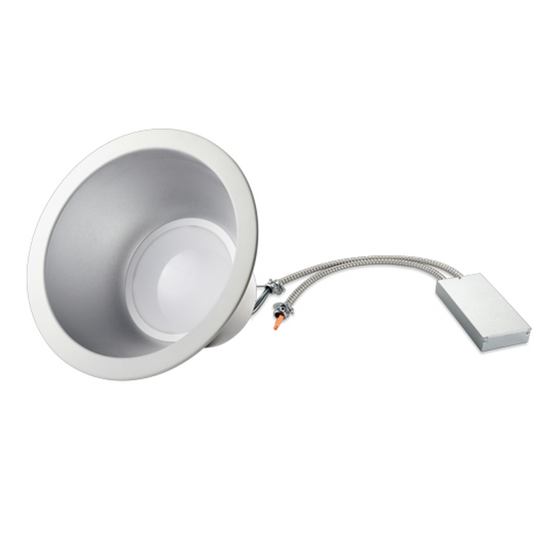 Morris Products 10 Inch 40 Watt Commercial LED 120-277V High Hat Downlight Retrofit 4000K Cool White White 