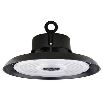 Morris Products 100 Watt 120-277V LED UFO High Bay Light Black Finish Specification Grade 4000K Cool White Black 