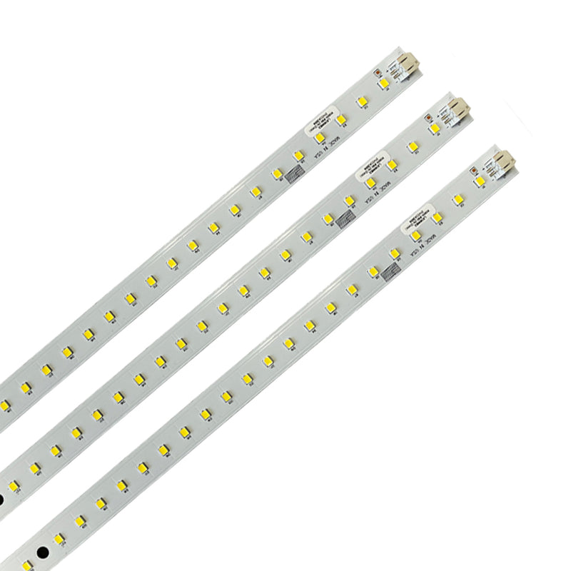 Optilumen 4 Foot 40 Watt DLC Listed 3 Strip LED Light Fixture Retrofit Kit 4000K Cool White  