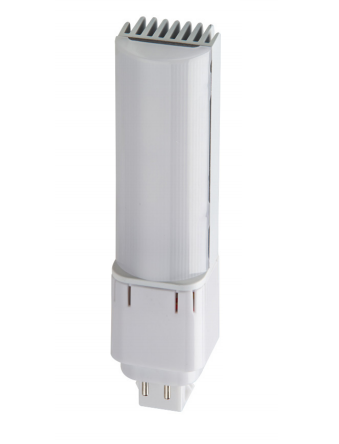 Light Efficient Design 11 Watt GX24q Ballast Compatible Horizontal LED PL Retrofit 4000K 4000K Cool White  