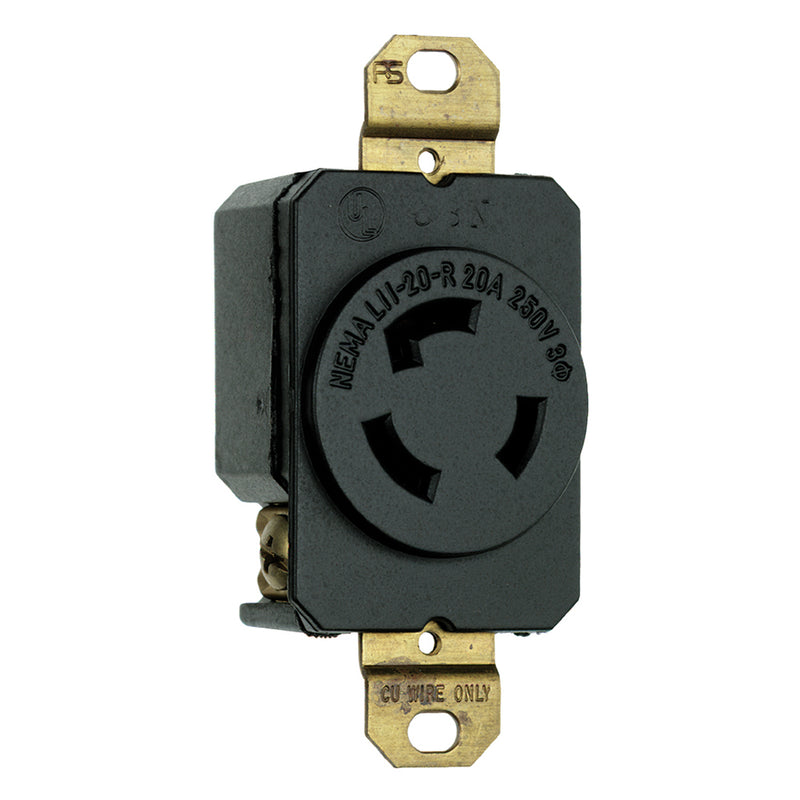 Pass & Seymour Nema L12-20R 20 Amp 480VAC Turnlok Twist Lock Receptacle   