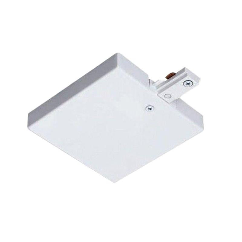 Juno Trac-Lites R36 T-Bar End Feed For Track Lighting White  