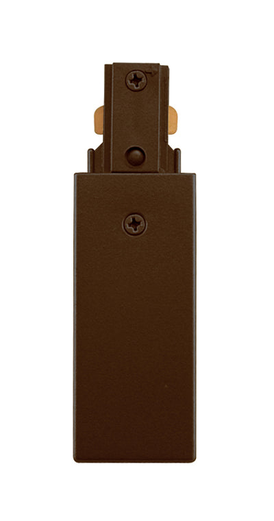 Juno Trac-Lites R38 End Feed Connector For Track Lighting Bronze  