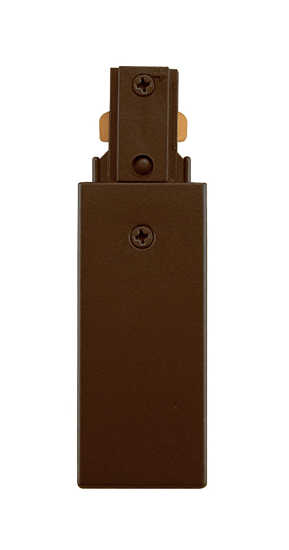 Juno Trac-Lites R38 End Feed Connector For Track Lighting Bronze  
